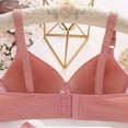 thumbnail image 6 of pimelu Bras for Women T-Shirt Bras for Women Underwire Lightly Lined Push Up Bra Elder Comfort Breathable Lace Lace Full Coverage T-shirt Bra Push Up Bra, 6 of 7
