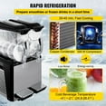 thumbnail image 2 of VEVOR 110V Slushy Machine 20L Double Bowl Margarita Frozen Drink Maker 900W Automatic Clean Day and Night Modes for Supermarkets Cafes Restaurants, 2 of 9