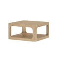 thumbnail image 3 of Plank+Beam Solid Wood Forma Coffee Table, Center Table for Living Room with Storage, Blonde, 3 of 10