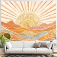 thumbnail image 5 of Bohemian Mandala Sunrise Wall Tapestry, Abstract Mountain Scenery Tapestries for Home Decoration, Boho Tapestry, 5 of 7