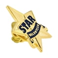 thumbnail image 2 of Gold and Blue Star Volunteer Enamel Lapel Pin, 2 of 3
