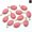 Red Jasper, variant on 10pcs 19-26mm Mix Agate Gem stone Oval Pendants Prism Magic Reiki Healing Amulet-Rose Quartz