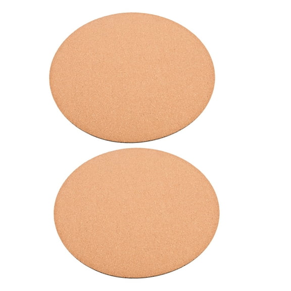 2 Pcs Cork Planter Mat Plant Pot Pad Cork Plant Coasters for Pots Cork Trivets Plant Plate Gardening Planter Mat