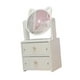 thumbnail image 3 of Espejo de Tocador Organizador de Maquillaje Expositor Cosmético Multifuncional para Escritorio de Madera con Cajones Adecuado para Dormitorio Regalo, 3 of 9