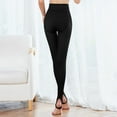 thumbnail image 4 of Mother Day Gifts AXXD Womens Leggings Leggings Thermal Pantyhose Tights High Elastic Opaque Tights Spring Warm Pants, 4 of 5