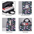 thumbnail image 3 of Balery Floral Rabbit Mochila ligera para hombre y mujer: duradera e impermeable, ideal para la escuela, el trabajo, viajes y uso diario., 3 of 7