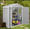 Light Gray: 6' x 4', variant on SYNGAR 306GAL All-Weather Resin Outdoor Storage Shed & Cabinet - Lockable Double Door Design for Garden Tools, Pool Equipment, Bikes & Yard Accessories