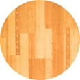 thumbnail image 1 of Ahgly Company Indoor Round Abstract Orange Contemporary Area Rugs, 8' Round, 1 of 1
