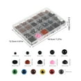 thumbnail image 2 of COOPHYA 600 Pcs Craft Eyes For Craft Making Assorted Color Cute Round Plastic, 2 of 8