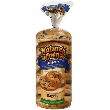 Nature's Own: Blueberry 6 Ct Pre-Sliced Bagels, 22 Oz