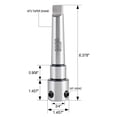 thumbnail image 4 of Accusize Annular Cutter Arbor, Mt3 to 3/4'' Weldon Shank for Drill-Use Annular Cutter on Drill Press, MC00-0003x2, 4 of 11