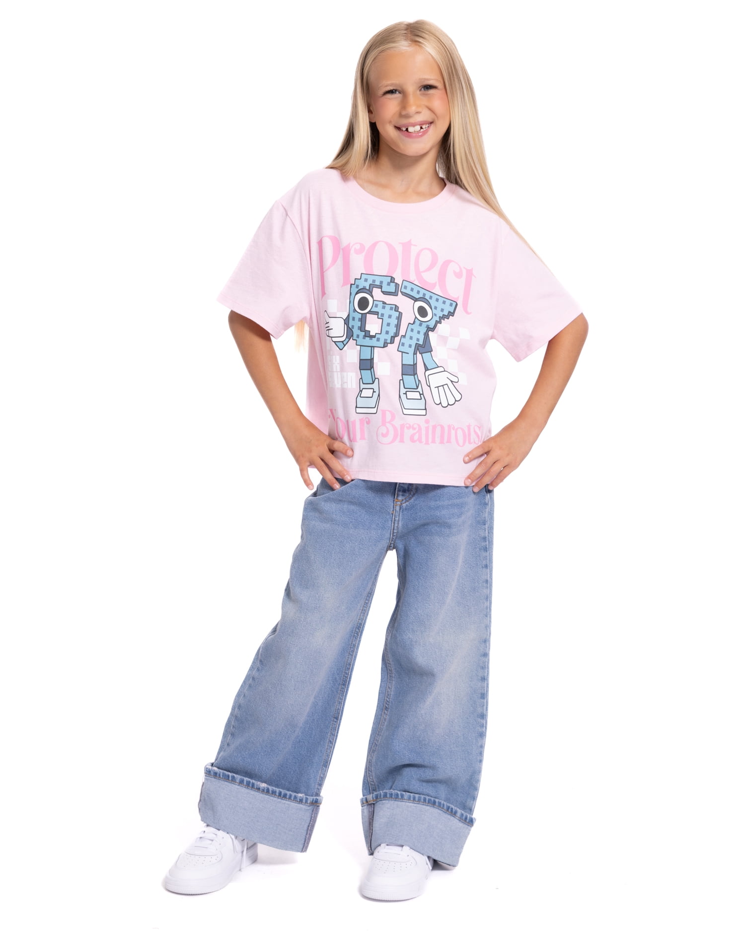 Roblox Girls Graphic T-Shirt with Short Sleeves, Sizes 4-18
