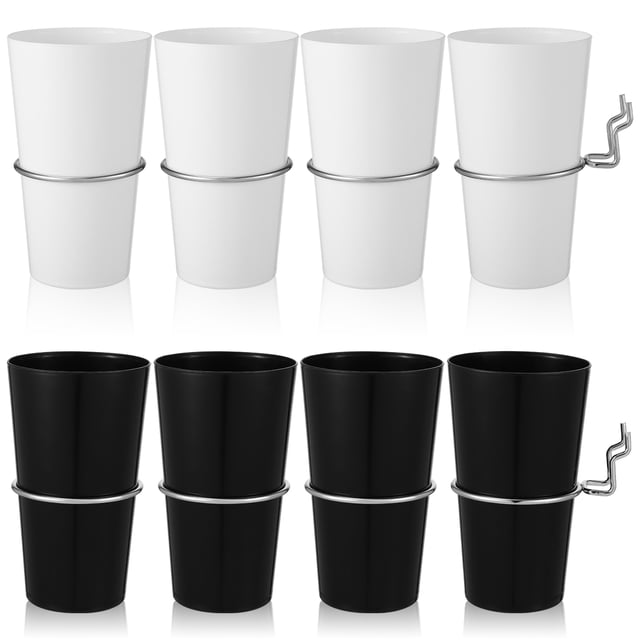 1 Set Pegboard Cups with Pegboard Hooks Pegboard Cup Holders for Organizing Craft Tools Storage Garage Office Workbench