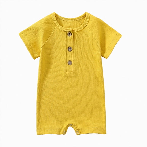eczipvz Newborn Baby Boys Girls Romper 9-12 Months Jumpsuit Cotton Linen Sleeveless Ruffled Bodysuit Infant Spring Summer Clothes Outfits