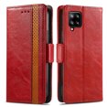thumbnail image 3 of Case for Samsung Galaxy A42 5G Cover Leather Wallet Folio Case Book Design Flip Magnetic Closure - Red, 3 of 5