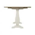 thumbnail image 6 of Martin Svensson Home Napa Pedestal Flip Top Sofa Table, White Stain and Reclaimed Natural, 6 of 11