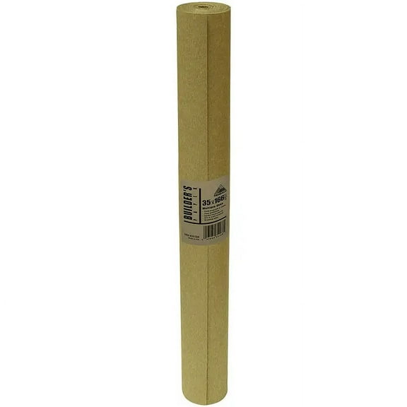Trimaco 35166-20 Floor Paper, 166 ft L, 35 in W, Kraft Paper, Floor Mounting