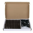 thumbnail image 2 of 100Pieces Amber Glass Bottles w/Orifice Reducer Small Sample Dram Vials 3ml, 2 of 7