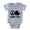Heather Grey, variant on CafePress - FIN Peace Love Shih Tzu - Cute Infant Baby Football Bodysuit