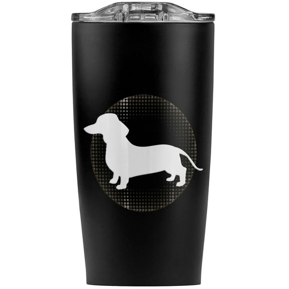 Dachshund Wiener Dog Stainless Steel 20 oz Travel Tumbler, Vacuum Insulated & Double Wall with Leakproof Sliding Lid | Great for Coffee/Hot Drinks and Cold Beverages