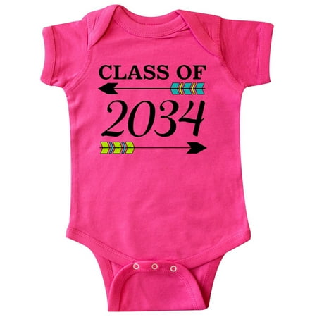

Inktastic Class of 2034 with arrows Gift Baby Boy or Baby Girl Bodysuit