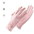 thumbnail image 2 of Breathable Mesh Back Driving Gloves for Women Ice Silk UV Protection Touchscreen Non Slip Gloves for Outdoor Free Size, 2 of 2