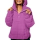 thumbnail image 1 of Chaqueta Acolchada Oversize para Mujer, Estilo Dolman, con Capucha, Larga, Cálida y Estilo Top Rojo Rosa XL, 1 of 8