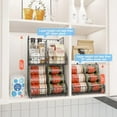 thumbnail image 4 of 4 Pack Stackable Can Organizer for Pantry with Adjustable Dividers, Soda Can Organizer, Can Storage Dispenser Holds up to 56 Cans, Metal Wire Baskets Can Holder for Kitchen Cabinet Pantry, 4 of 7