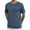 Blue, variant on Summer Shirts for Men Plus Size Big & Tall Mens Casual Loose Solid Color Crew Neck Short Sleeve Tops Sport Blouse Lougnewear for Mens S-5XL