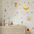 Fun Stickers,Golden Moon Festival Stickers Background Wall Living Room