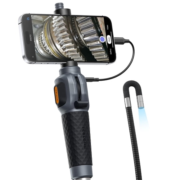Boroscopio Teslong con articulación bidireccional con sonda USB-C de 5 m