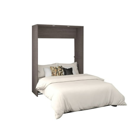 Atlin Designs Full Wall Bed in Bark Gray and