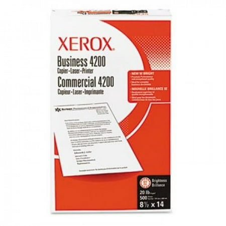 6 Pack Business 4200 Copy Paper, 92 Brightness, 20lb, 8-1/2 x 14, White, 500 Shts/Rm by XEROX (Catalog Category: Paper, Envelopes & Mailers / (Best Copiers For Business)