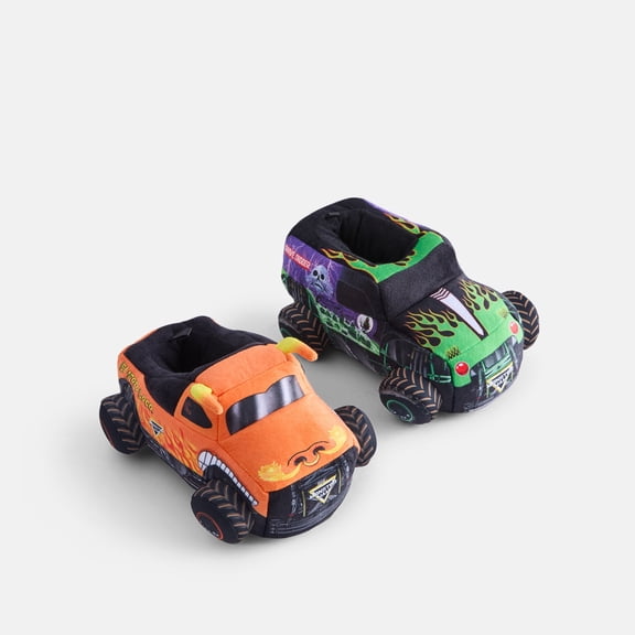 Monster Jam Boys Slip On Slippers