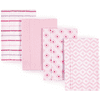 Hudson Baby Unisex Baby Cotton Flannel Burp Cloths