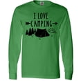 thumbnail image 3 of Inktastic I Love Camping- Tent and Trees Long Sleeve T-Shirt, 3 of 5