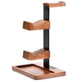 thumbnail image 2 of HUMANCOZY Solid Wood Controller Holder and Headphone Stand, Gaming Controller Stand for Desk, Dual Controller Organizer Rack, Fit, 2 of 9
