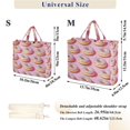 thumbnail image 2 of FORMRS Womens Corduroy Tote Bag Crossbody Shoulder Handbag with Pocket, Light Pink Doughnuts, 2 of 7