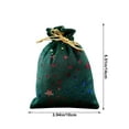 thumbnail image 3 of Beautynvta Christmas Drawstring Gift Bags, Velvet Hot Stamping Stars Christmas Gift Bags, Exquisite Cloth Gift Treat Bag for Christmas Holiday Party Favor, 3.94''x5.5'', 3 of 6