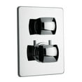 thumbnail image 2 of LaToscana  Lady Thermostatic Valve With 2-Way Diverter Volume Control Complete Unit Silver Brushed, 2 of 4