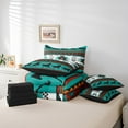 thumbnail image 6 of jejeloiu Boho Bohemian Print Bedding Comforter Set 7 Pieces,Western Cowboys Horse Full Bedding Set,Ancient Dreamcatcher Fitted Sheet Flat Sheet For Boys Kids,Lightweight Bedroom Decorative Reversible, 6 of 8