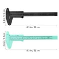 thumbnail image 2 of GAXIRE 2Pcs Plastic Calipers Measuring Tool for Home Use and Hobby Projects 8.25X2.75X0.04in, 2 of 8