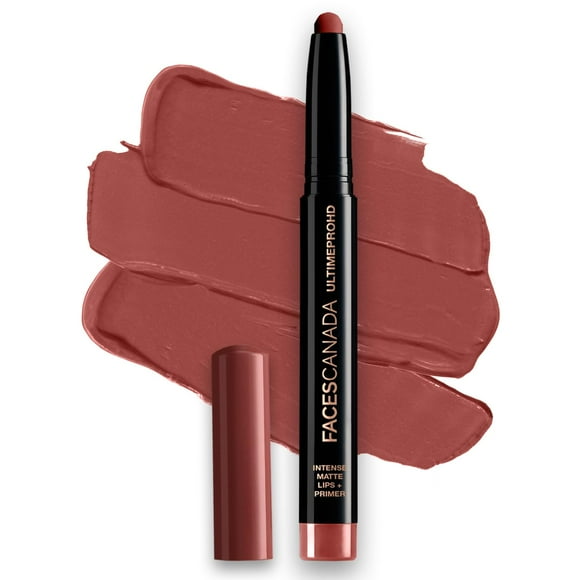 FACES CANADA Ultime Pro Rouge à Lèvres Apprêt Mat Intense HD+, 1,4 g (Coco Naturel 12)