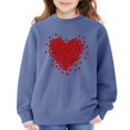 thumbnail image 4 of Ruyang Girls Long Sleeve Crew Neck Pullover Sweater Valentines Shirt Long Sleeve Love Heart Tops Graphic Clothes Festival Jacket, 4 of 4
