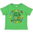 thumbnail image 3 of Inktastic I Love My Cousin Autism Awareness Boys or Girls Toddler T-Shirt, 3 of 5