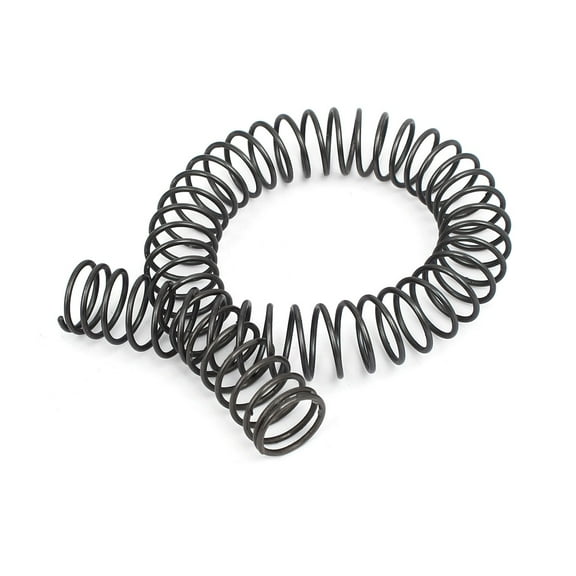 1.5mmx18mmx305mm Manganese Steel Compression Spring Black