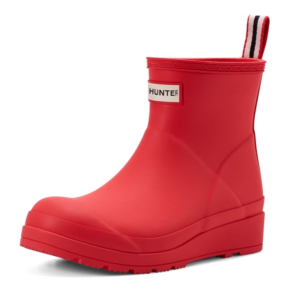Botas Hunter Play Short para Mujer Impermeables Rojo Talla 9