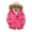 Hot Pink, variant on Vedolay Fall Coats for Kids Hood Thick Warm Snowsuit Outerwear 2023 Girls Winter Jacket Hot Pink,100