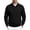11# Black, variant on Mens Quarter Zip Polar Fleece Sweater 1/4 Zip Mock Neck Knitted Dress Pullover Sweaters Business Casual Long Sleeve Office Sweater