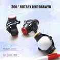 thumbnail image 4 of LJNYFDC Golf Ball Alignment Golf Ball Plastic 360 Degree Rotation Aiming Scribing Clip Professional Line Drawing Portable Three Line Alignment, 4 of 7
